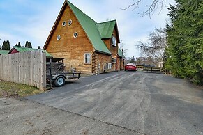 Riverfront A-frame Cabin in Troy w/ Pool & Dock!
