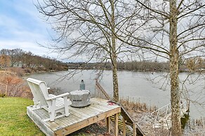 Riverfront A-frame Cabin in Troy w/ Pool & Dock!