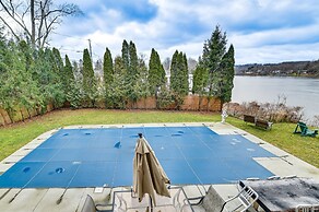 Riverfront A-frame Cabin in Troy w/ Pool & Dock!