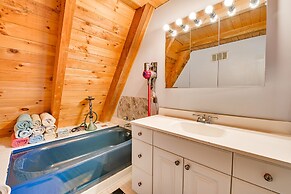 Riverfront A-frame Cabin in Troy w/ Pool & Dock!