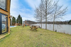 Riverfront A-frame Cabin in Troy w/ Pool & Dock!