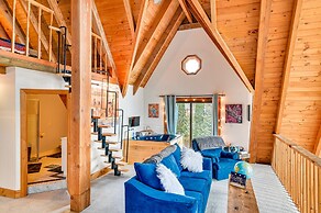 Riverfront A-frame Cabin in Troy w/ Pool & Dock!