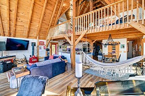 Riverfront A-frame Cabin in Troy w/ Pool & Dock!