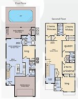 No Rear Neighbor 6br Private Home Pool Spa Disney