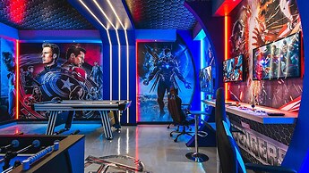 Avengers Game Room 10br Villa W/private Pool Spa