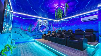 Magical World 10br Villa W/theater Pool Spa Disney