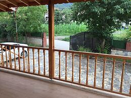 Sapanca mavi yeşil köy evi