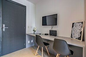 Studio completo ao lado do aeroporto