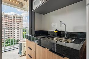 Studio completo ao lado do aeroporto