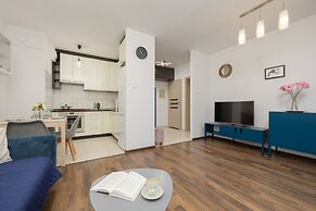 Beige and Blue Apartment by Renters