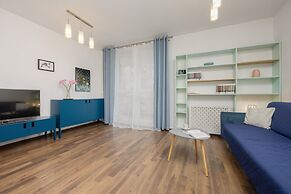 Beige and Blue Apartment by Renters