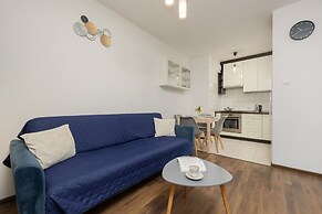 Beige and Blue Apartment by Renters
