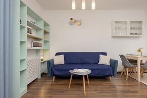 Beige and Blue Apartment by Renters