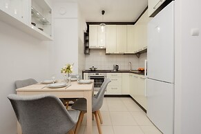 Beige and Blue Apartment by Renters