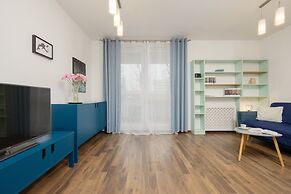 Beige and Blue Apartment by Renters