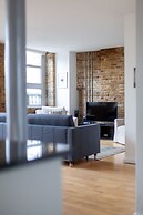 Stylish with beautiful brick walls