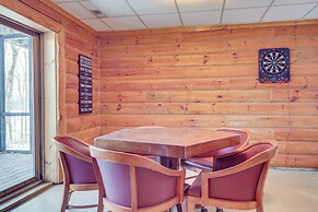 Rhinelander Waterfront Cabin w/ Deck & Fire Pit!