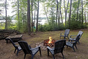 Rhinelander Waterfront Cabin w/ Deck & Fire Pit!