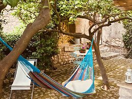 Sermoneta Historic Stone Village House With Pool in a Medieval Hill To
