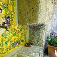 Sermoneta Historic Stone Village House With Pool in a Medieval Hill To