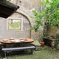 Sermoneta Historic Stone Village House With Pool in a Medieval Hill To