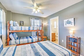 Walk to Shore: Crystal Beach Home w/ Deck!