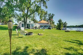 Montpelier Lake House w/ Deck, Dock & Fireplace!