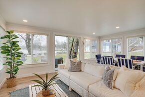 Montpelier Lake House w/ Deck, Dock & Fireplace!
