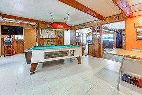 Lakefront Suring Home w/ Pool Table + Views!