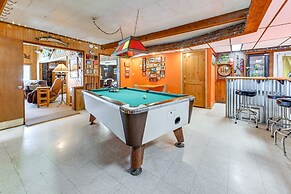 Lakefront Suring Home w/ Pool Table + Views!