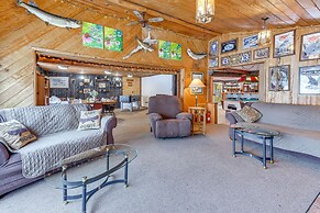 Lakefront Suring Home w/ Pool Table + Views!