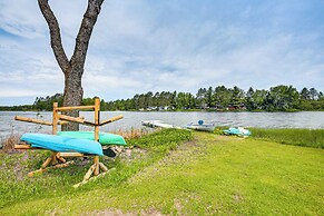 Rhinelander Vacation Rental w/ Yard on Venus Lake!
