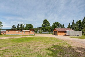 Rhinelander Vacation Rental w/ Yard on Venus Lake!