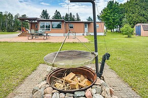 Rhinelander Vacation Rental w/ Yard on Venus Lake!