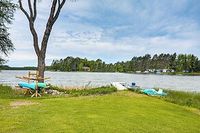 Rhinelander Vacation Rental w/ Yard on Venus Lake!