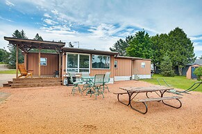 Rhinelander Vacation Rental w/ Yard on Venus Lake!