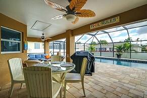 8 Mi to Beach: Cape Coral Home w/ Lanai + Pool