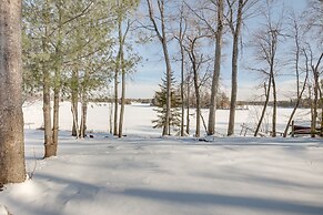 Lakefront Tomahawk Getaway w/ Deck & 2 Fireplaces!