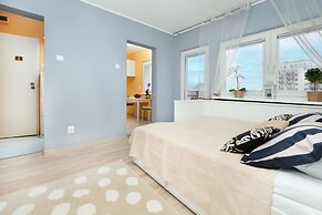 Pastel Blue Studio in Lodz by Renters