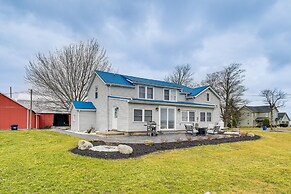 Auburn Finger Lakes Farmhouse w/ Open Views!