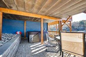 Lakefront New London Retreat w/ Dock & Hot Tub!