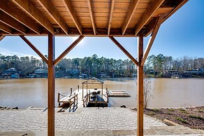Lakefront New London Retreat w/ Dock & Hot Tub!