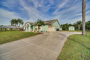 Port St Lucie Canal-front Home w/ Heated Pool!