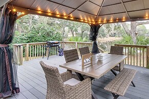 Serene Savannah Retreat w/ Waterfront Deck!
