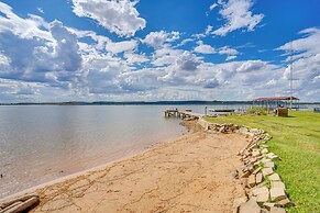 Lakefront Graford Home w/ Fire Pit + Private Dock!