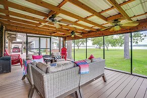 Lakefront Graford Home w/ Fire Pit + Private Dock!