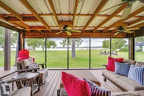 Lakefront Graford Home w/ Fire Pit + Private Dock!