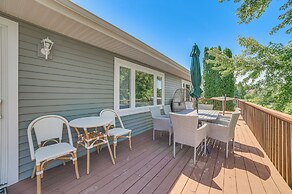 Riverfront Cheboygan Home w/ Deck & Boat Dock!