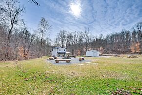 Modern Salineville Cabin on 13 Acres w/ Fire Pit!