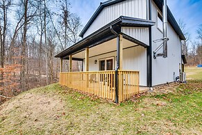 Modern Salineville Cabin on 13 Acres w/ Fire Pit!